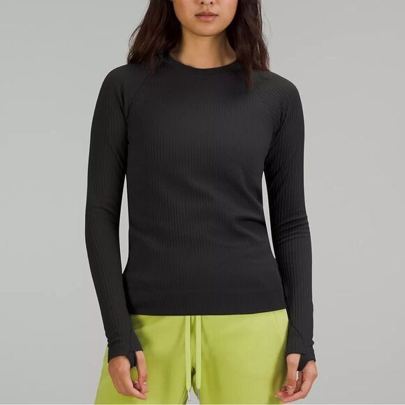 lululemon athletica Tops - Lululemon Women's Rest Less Pullover Bubble Dot Black Size S *no tag, see pics*